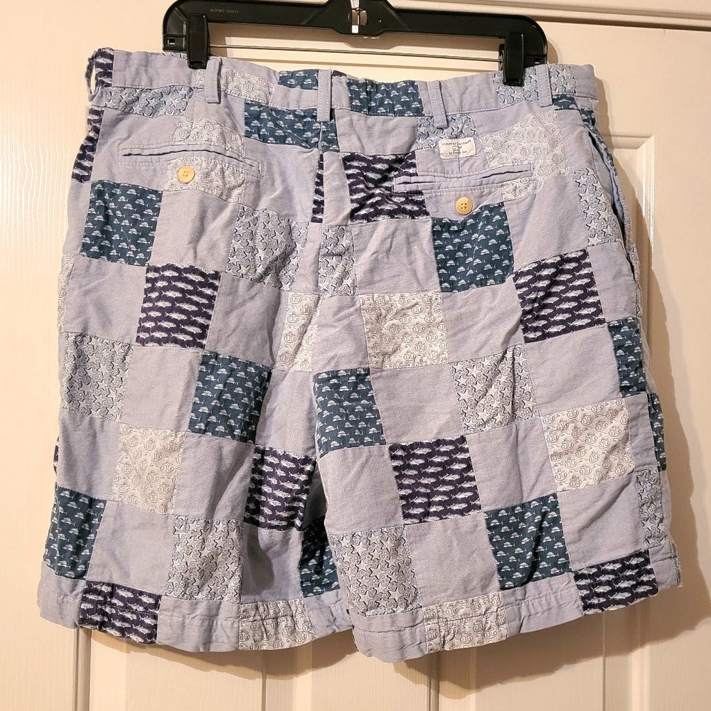Vineyard Vines Blue Patchwork Shorts - image 2